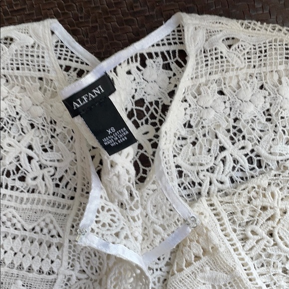ALFANI CROCHET CARDIGAN - Picture 2 of 5